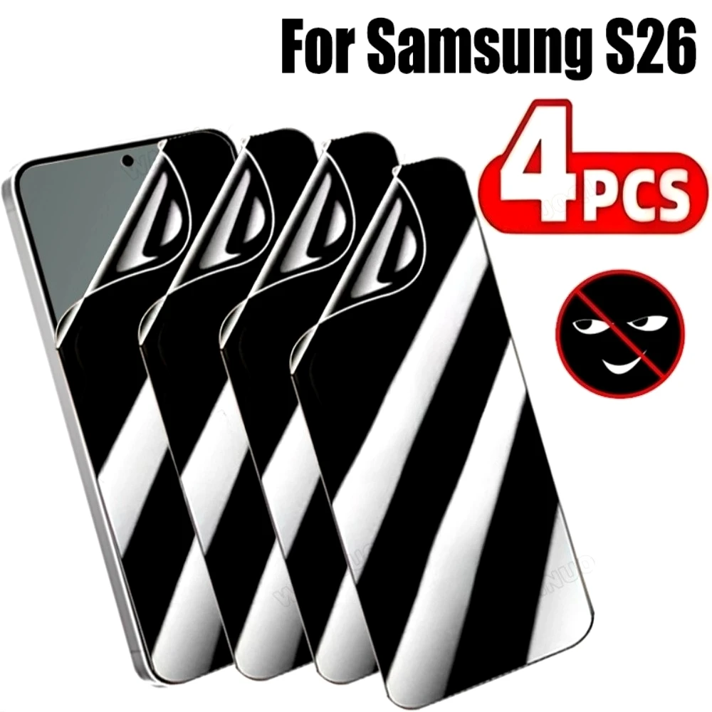 4 шт. антишпионская гидрогелевая пленка для Samsung Galaxy S26 S25 S24 Ultra S23 S22 S21 S20 Plus S25 S26 Edge, защитная пленка от царапин
4 шт. антишпионская гидрогелевая пленка для Samsung Galaxy S26 S25 S24 Ultra S23 S22 S21 S20 Plus S25 S26 Edge, защитная пленка от царапин