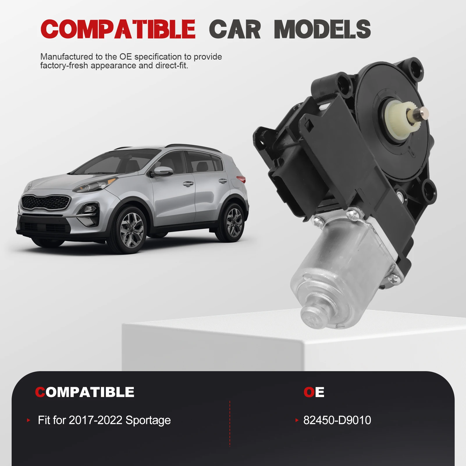 Power Window Motor Front Left Driver Side for 2017-2022 Sportage 82450-D9010 82450D9010
Power Window Motor Front Left Driver Side for 2017-2022 Sportage 82450-D9010 82450D9010