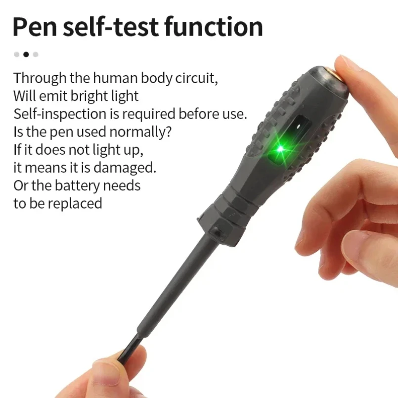 Multi-functional Electrician Screwdriver Pencil AC Non-contact Induction Test Pen Voltage Tester Voltage Detecto
Multi-functional Electrician Screwdriver Pencil AC Non-contact Induction Test Pen Voltage Tester Voltage Detecto