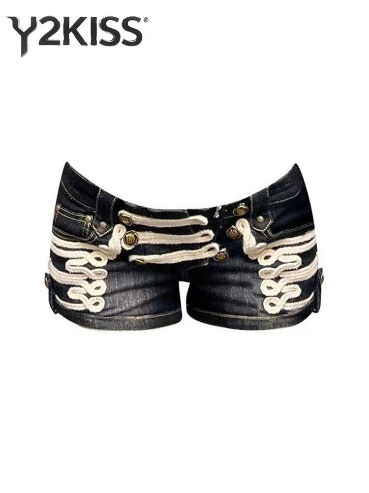 Summmr Women Dark Academia American Retro Low Rise Jeans Shorts Goblin Core Abi Y2K Japanese Harajuku 2000s Denim Hot Pants New
Summmr Women Dark Academia American Retro Low Rise Jeans Shorts Goblin Core Abi Y2K Japanese Harajuku 2000s Denim Hot Pants New