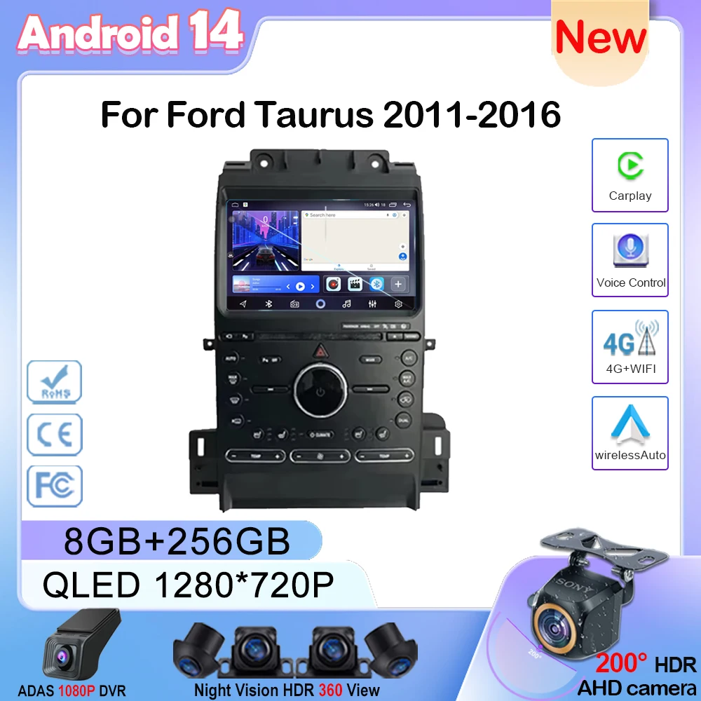 Carplay Android 14 для Ford Taurus 2011-2016 Android авто радио GPS навигация мультимедийный плеер видео без 2din DVD QLED экран
Carplay Android 14 для Ford Taurus 2011-2016 Android авто радио GPS навигация мультимедийный плеер видео без 2din DVD QLED экран