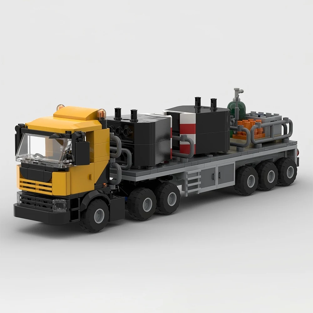 New MOC City Mobile Crane Support Truck Trailer Model Building Blocks DIY Modular Technology Assembly Children's Toy Boy Gift
New MOC City Mobile Crane Support Truck Trailer Model Building Blocks DIY Modular Technology Assembly Children's Toy Boy Gift
