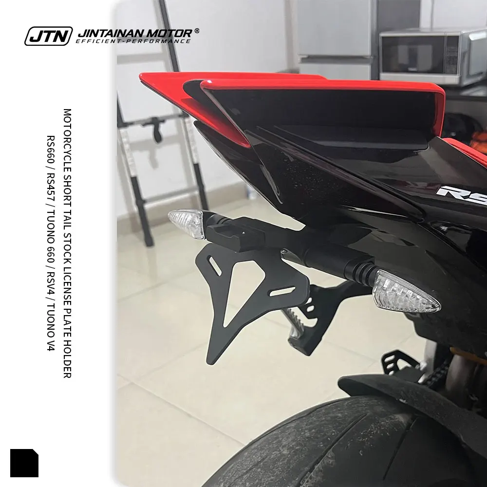 JTN Motorcycle Rear Short Tail Stock License For Aprilia RS660 TUONO 660 RSV4 TUONO V4 2021-2026 LED Lights License Plate Holder
JTN Motorcycle Rear Short Tail Stock License For Aprilia RS660 TUONO 660 RSV4 TUONO V4 2021-2026 LED Lights License Plate Holder
