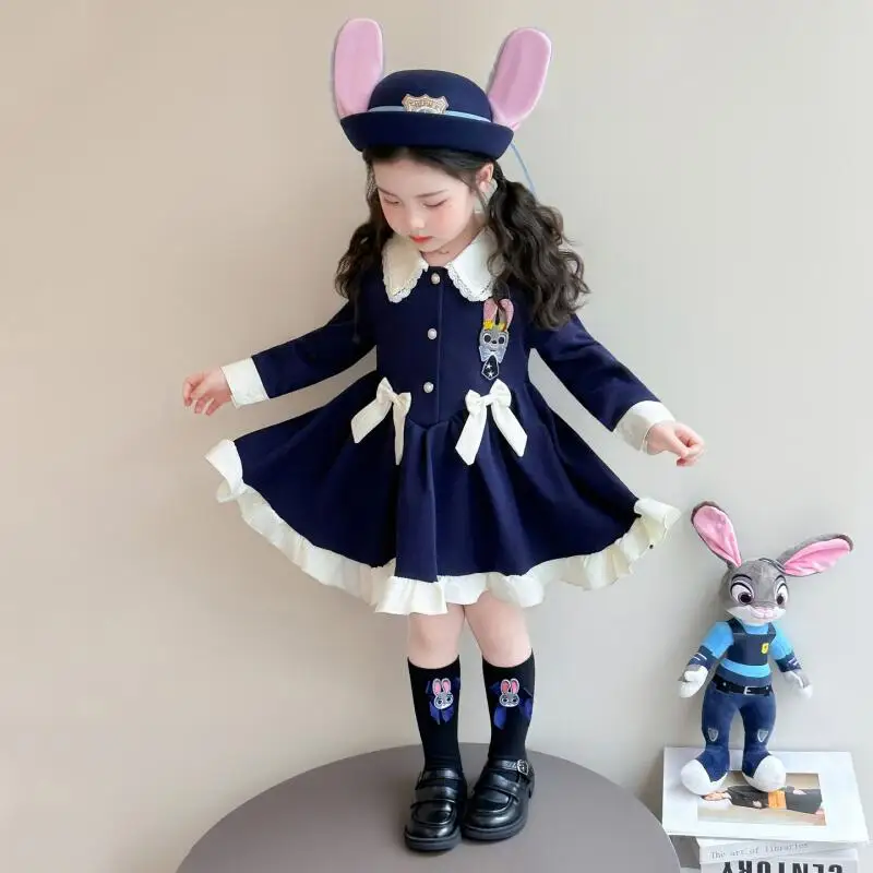 Kawaii Girl Dress Cartoon Korean Spring Autumn New Style Children's College Style Skirt Children's Lace Collar Long Sleeve Skirt
Kawaii Girl Dress Cartoon Korean Spring Autumn New Style Children's College Style Skirt Children's Lace Collar Long Sleeve Skirt