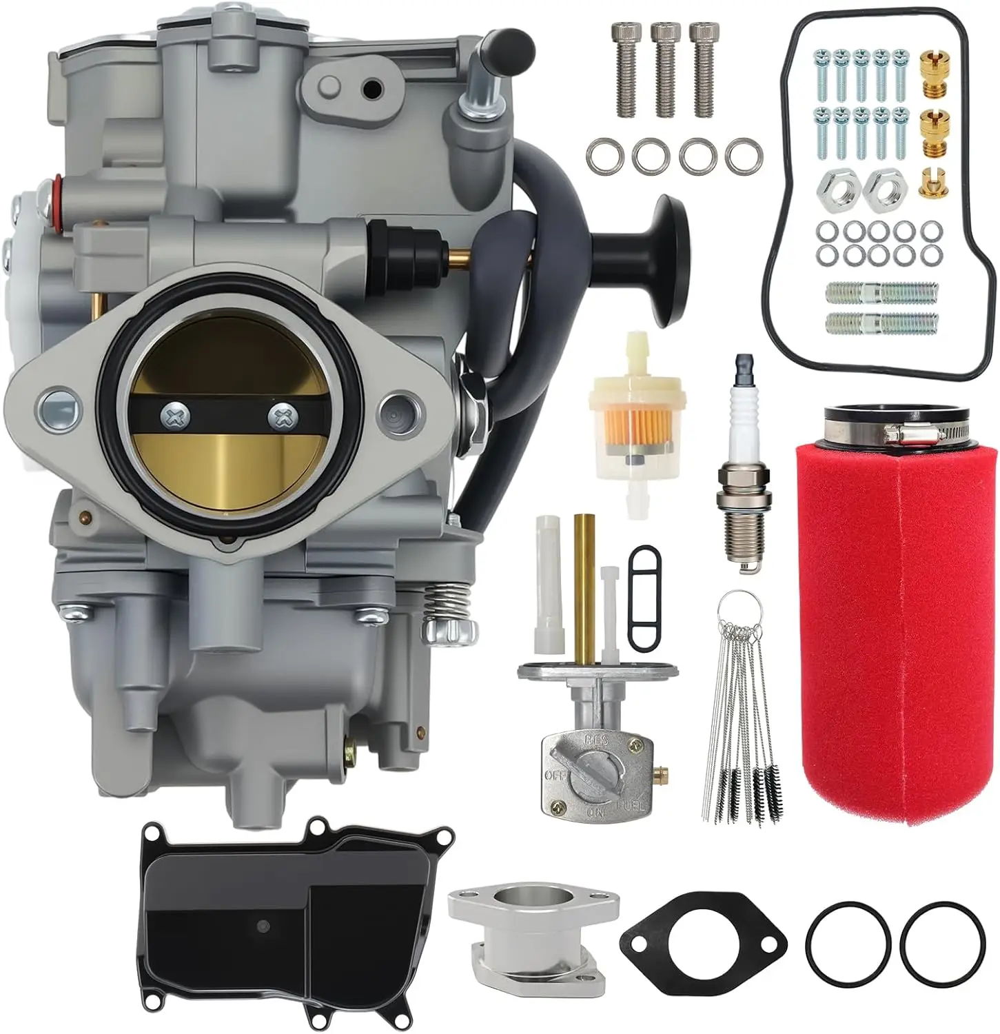 For YFM350 Carburetor Suitable for Yamaha 1987-1990 & 1992-1995 Moto-4 350,1987-2004 Warrior 350,1987-1998 Big Bear 350,1996-199
For YFM350 Carburetor Suitable for Yamaha 1987-1990 & 1992-1995 Moto-4 350,1987-2004 Warrior 350,1987-1998 Big Bear 350,1996-199