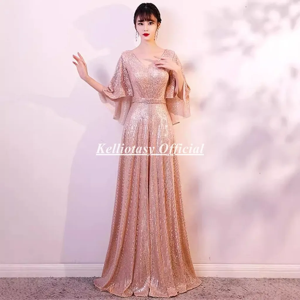 Customized Sequined Lace Modest Mother Of The Bride Dress Plus Size Short Sleeves Vneck Mother Of The Bride Gown For Wedding
Customized Sequined Lace Modest Mother Of The Bride Dress Plus Size Short Sleeves Vneck Mother Of The Bride Gown For Wedding