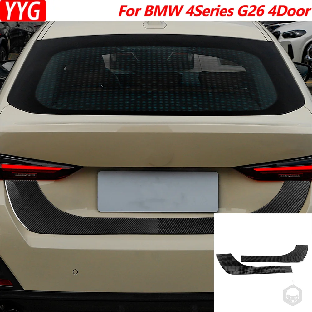 For BMW 4Series M4 G26 2021+ 4 Door Car Accessories Carbon Fiber Rear Trunk Decorative Strips Panel Interior Cover Trim Sticker
For BMW 4Series M4 G26 2021+ 4 Door Car Accessories Carbon Fiber Rear Trunk Decorative Strips Panel Interior Cover Trim Sticker
