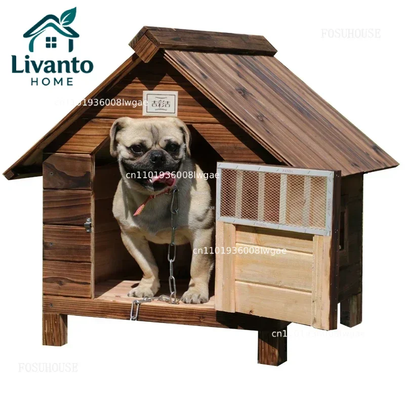 Rainproof and Waterproof Dog Houses Solid Wood Outdoor General Kennel Cat Litter Dog Cage Vintage House for Dogs Pet Kennel S
Rainproof and Waterproof Dog Houses Solid Wood Outdoor General Kennel Cat Litter Dog Cage Vintage House for Dogs Pet Kennel S