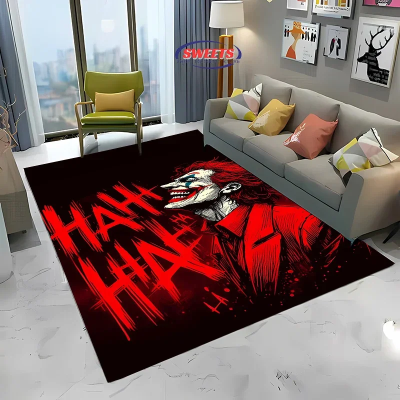 3D Printing Joker Carpet for Bedroom Living Room Children's Room Entrance Door Non-slip Durable Rug, Mashion Washable Mat, Gift
3D Printing Joker Carpet for Bedroom Living Room Children's Room Entrance Door Non-slip Durable Rug, Mashion Washable Mat, Gift