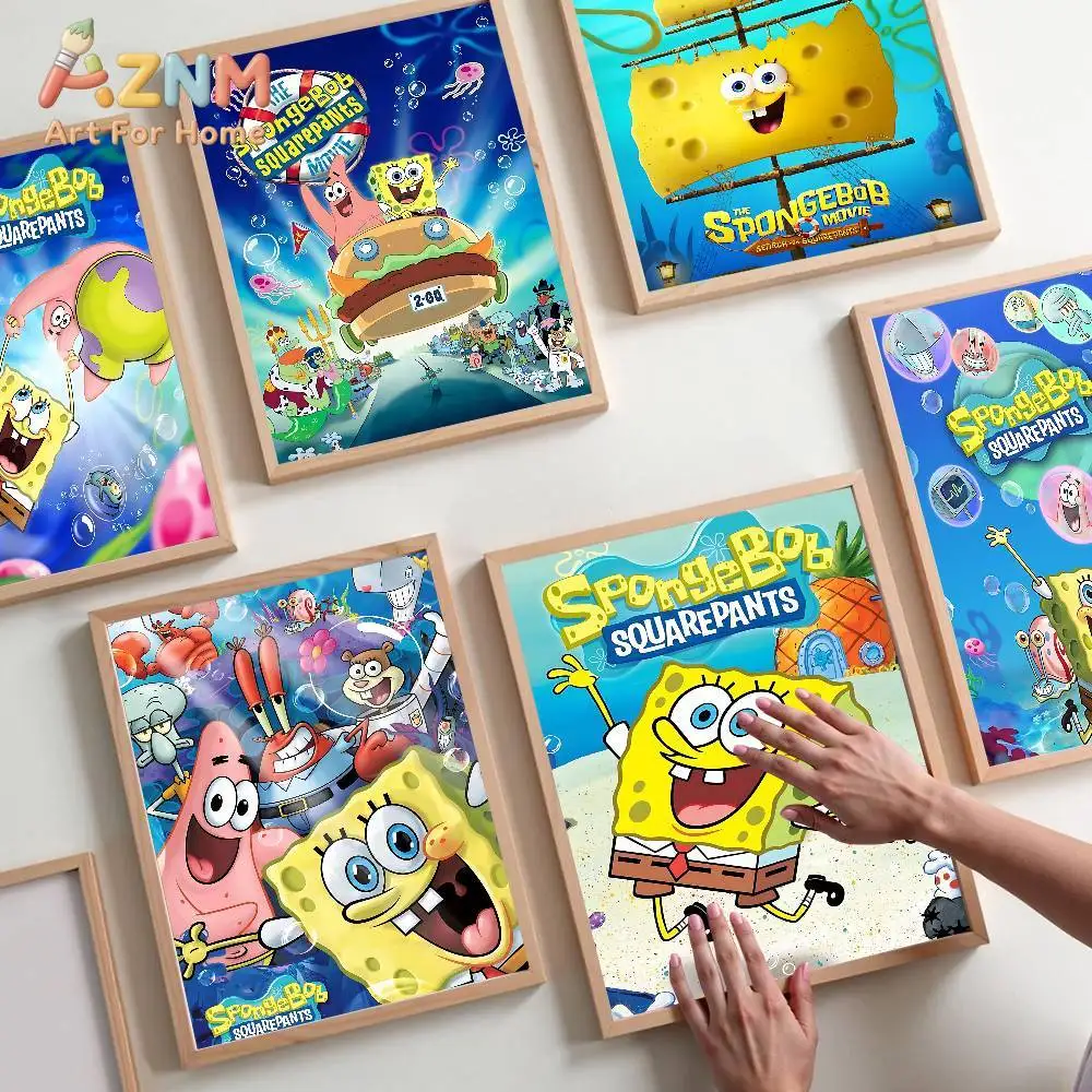 Cartoon Cute S-SpongeBob Anime Classic Vintage Posters Vintage Room Home Bar Cafe Decor Nordic Home Decor
Cartoon Cute S-SpongeBob Anime Classic Vintage Posters Vintage Room Home Bar Cafe Decor Nordic Home Decor