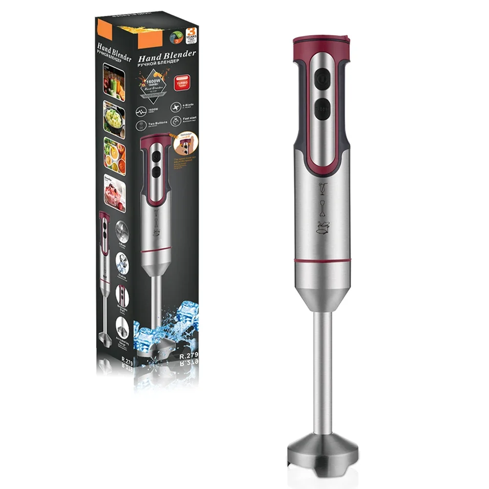 Powerful Handheld Immersion Blender for Efficient Mixing and Chopping Featuring 21 Speed Settings and Turbo Function
Powerful Handheld Immersion Blender for Efficient Mixing and Chopping Featuring 21 Speed Settings and Turbo Function