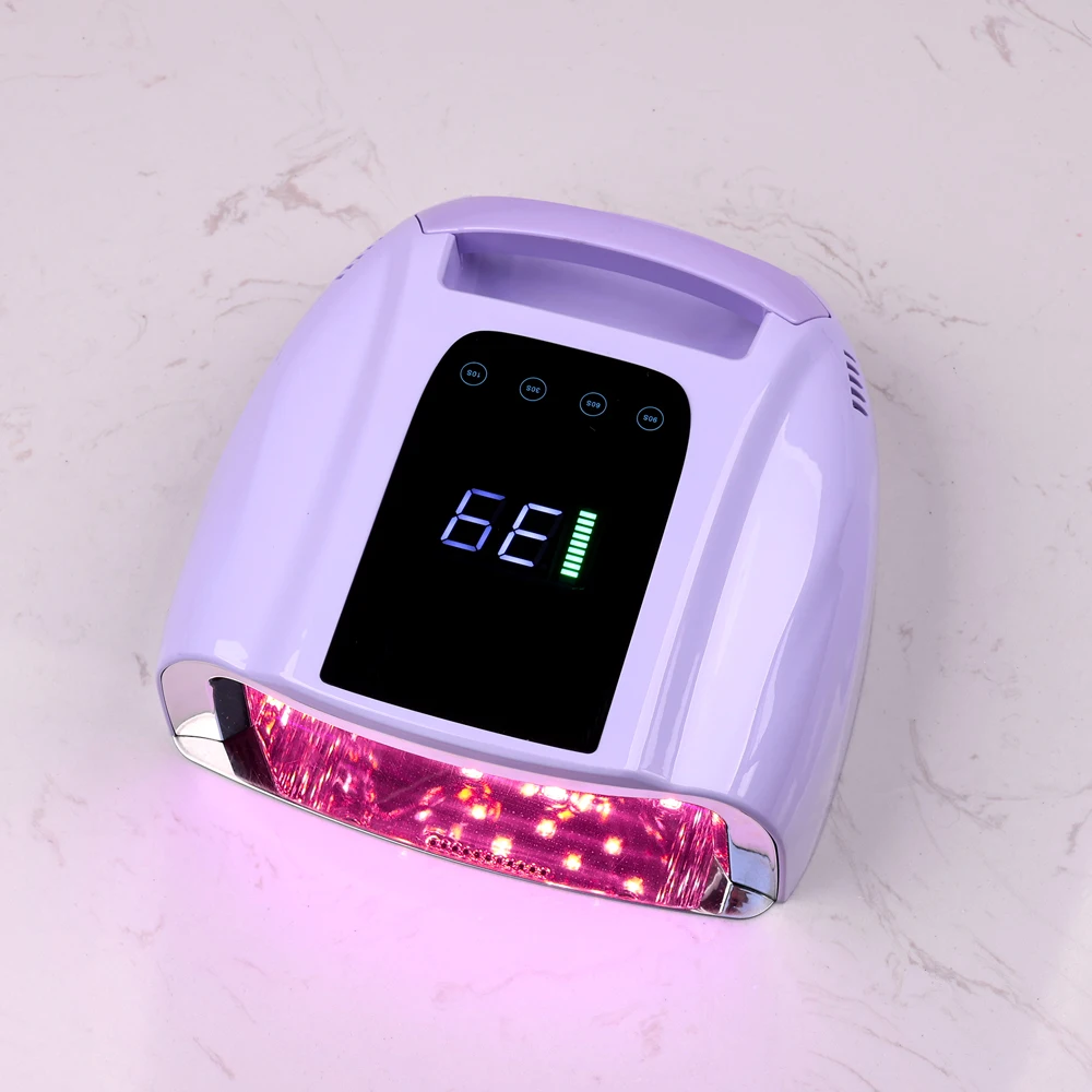 White Color Pro 96W Cordless Rechargeable Manicure Tool Gel Polish UV LED Nail Dryer Lamp for Nail Salon Use
White Color Pro 96W Cordless Rechargeable Manicure Tool Gel Polish UV LED Nail Dryer Lamp for Nail Salon Use