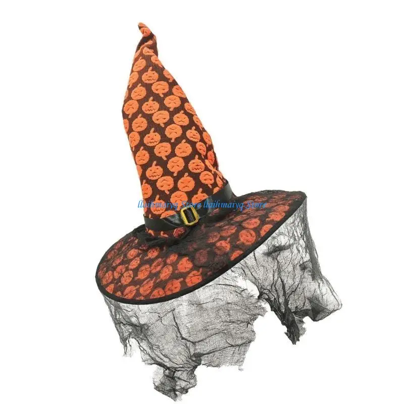 573B Veil Tulle Cobweb Witch Hats Halloween Costume Accessory for Halloween Party
573B Veil Tulle Cobweb Witch Hats Halloween Costume Accessory for Halloween Party