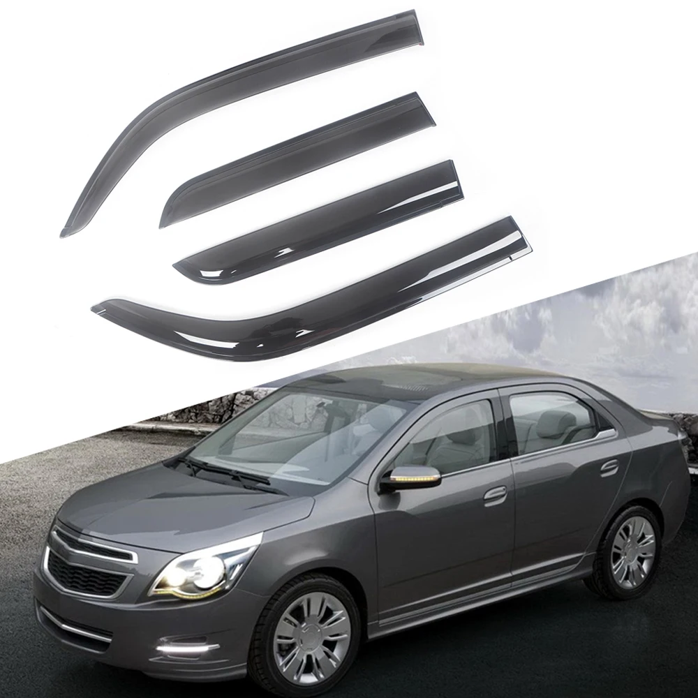 For Chevrolet Cobalt 2005-2016 Auto Black Tinted Car Side Window Visor Guard Vent Awnings Shelters Rain Guard Door Ventvisor
For Chevrolet Cobalt 2005-2016 Auto Black Tinted Car Side Window Visor Guard Vent Awnings Shelters Rain Guard Door Ventvisor