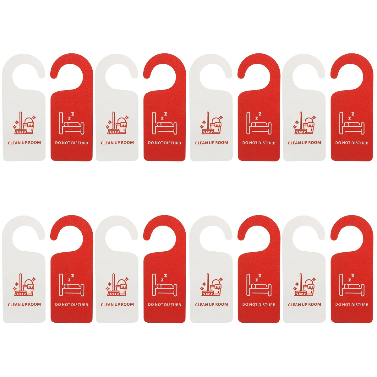 Set of 4 Do Not Disturb Listing Sign Contrasting Colors Door Hanger for Hotel Handle Front Clean up Room Simple Look Pvc Tags
Set of 4 Do Not Disturb Listing Sign Contrasting Colors Door Hanger for Hotel Handle Front Clean up Room Simple Look Pvc Tags