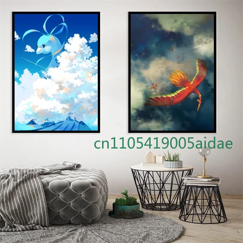 Vintage Video Game Cartoon Figure Cute Lapras Canvas HD Poster Print Wall Art Painting Bedroom Living Room Decoration Cuadros 
Vintage Video Game Cartoon Figure Cute Lapras Canvas HD Poster Print Wall Art Painting Bedroom Living Room Decoration Cuadros