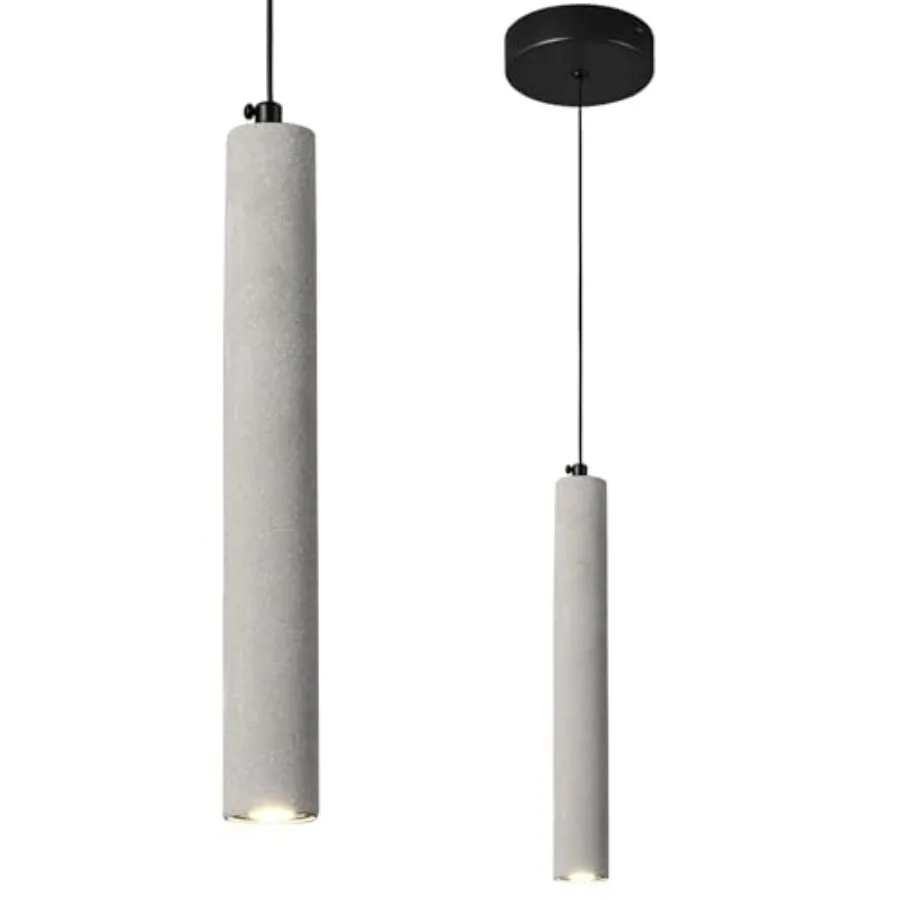 Concrete Linear Pendant Light, Modern Industrial Hanging Cement Pendant Lighting Fixture for Kitchen Island Dinning Room Bedroo
Concrete Linear Pendant Light, Modern Industrial Hanging Cement Pendant Lighting Fixture for Kitchen Island Dinning Room Bedroo