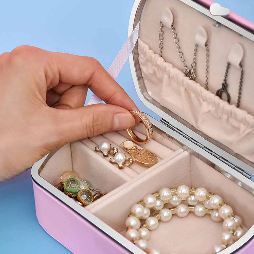 Portable Jewelry Box Small PU Organizer Case for Earrings Rings Necklaces Bracelets Travel Storage Women Desktop Decor
Portable Jewelry Box Small PU Organizer Case for Earrings Rings Necklaces Bracelets Travel Storage Women Desktop Decor