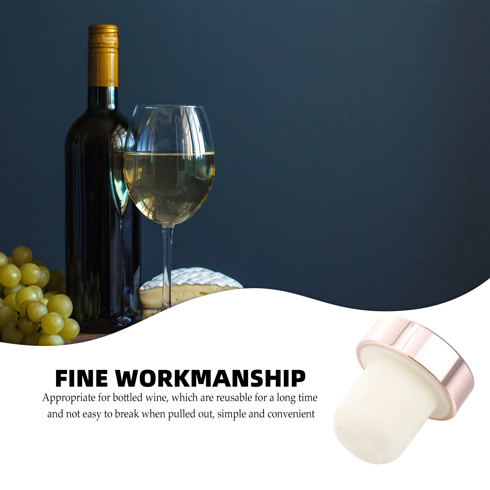 6Pcs Wine Bottle Stoppers T-Shaped Corks Leak Free Bottle Sealers Flexible Red Wine Plugs T-Shaped Stoppers Sealing Plug
6Pcs Wine Bottle Stoppers T-Shaped Corks Leak Free Bottle Sealers Flexible Red Wine Plugs T-Shaped Stoppers Sealing Plug