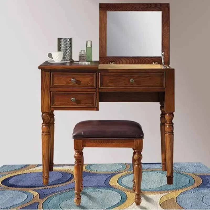 Nordic Style Luxury Makeup Dressing Table with Stool, Drawers, and Storage for Bedroom or Living Room
Nordic Style Luxury Makeup Dressing Table with Stool, Drawers, and Storage for Bedroom or Living Room