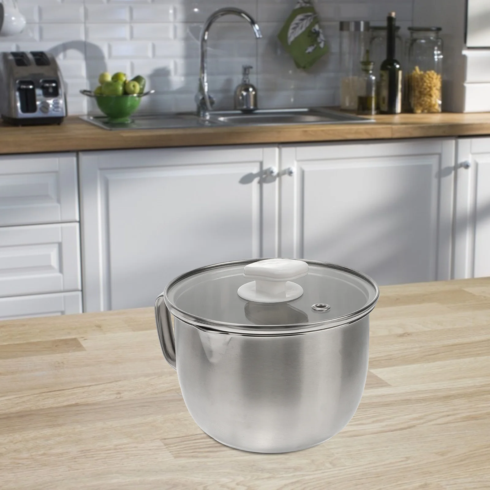 Metal Oil Filter Pot Stainless Steel Grease Separator Pot Multi-Use Oil Filtering Cup for Kitchen Fat Separator 
Metal Oil Filter Pot Stainless Steel Grease Separator Pot Multi-Use Oil Filtering Cup for Kitchen Fat Separator