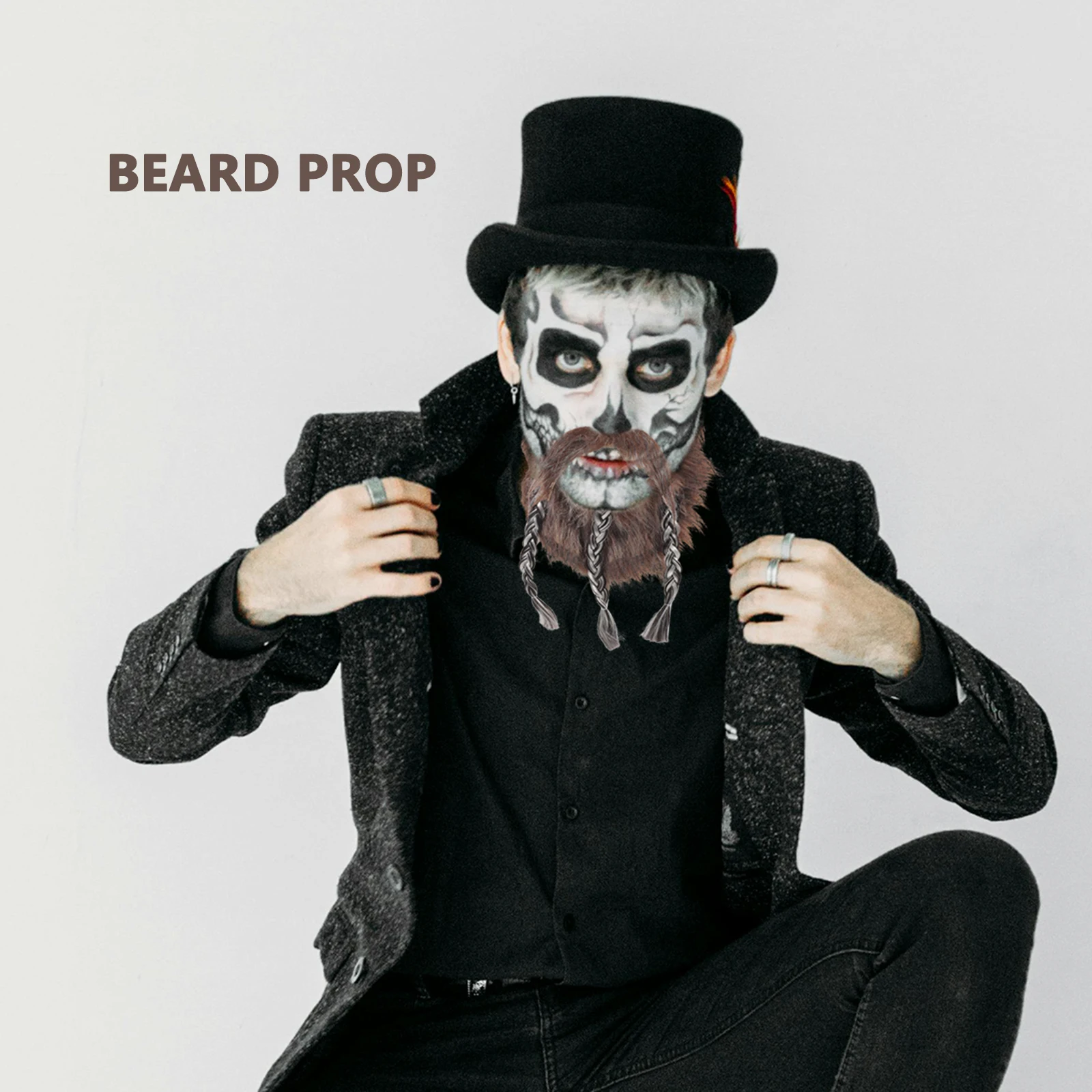 Fake Beard Props Accessory Cosplay Accessories for Halloween Masquerade Realistic Dressing up Beards Moustaches Ornaments
Fake Beard Props Accessory Cosplay Accessories for Halloween Masquerade Realistic Dressing up Beards Moustaches Ornaments