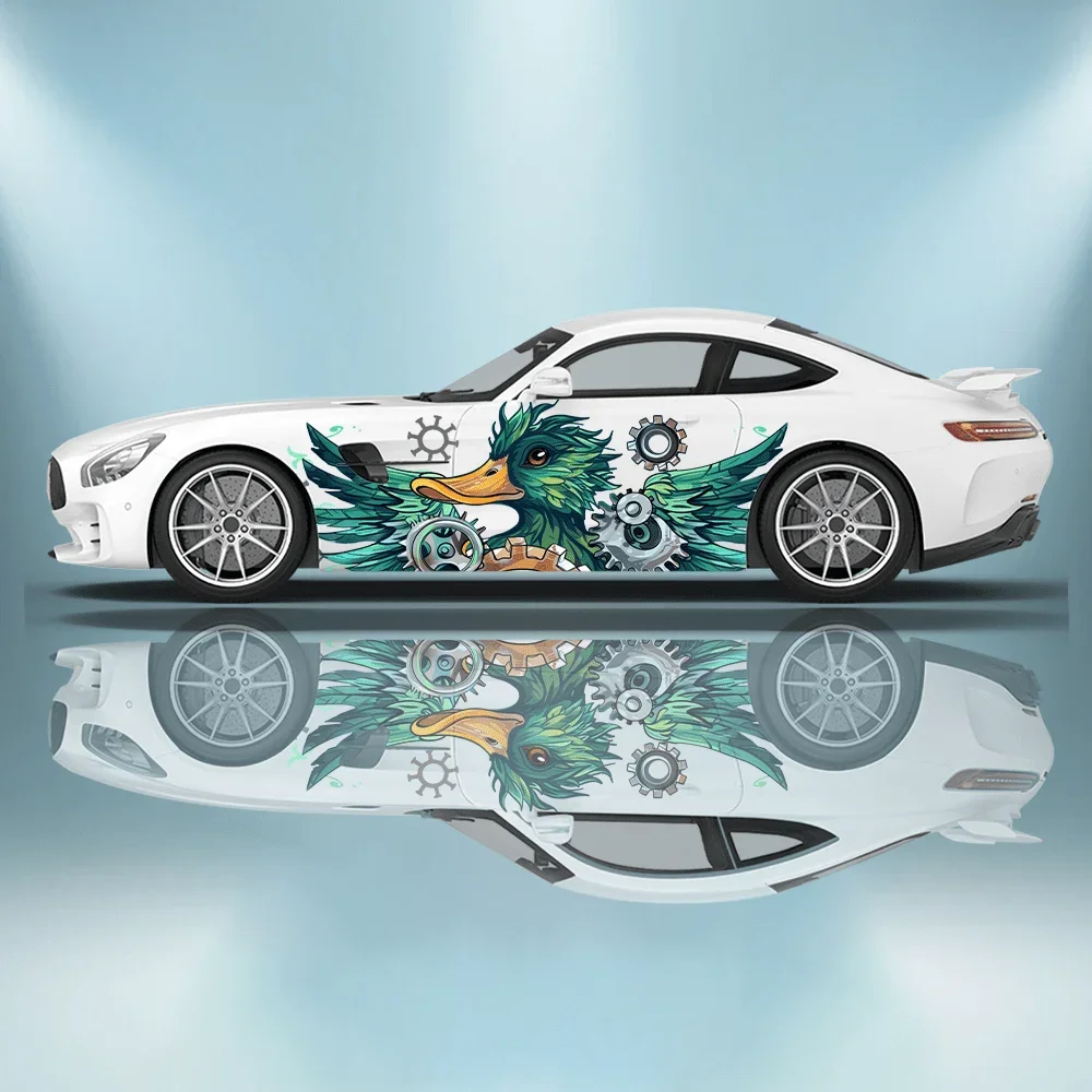 Green Flat Billed Duck Cartoon Car Vinyl Wraps Decal Self-adhesive PVC Sticker Suitable for Trucks SUV Decor Auto Accessories
Green Flat Billed Duck Cartoon Car Vinyl Wraps Decal Self-adhesive PVC Sticker Suitable for Trucks SUV Decor Auto Accessories