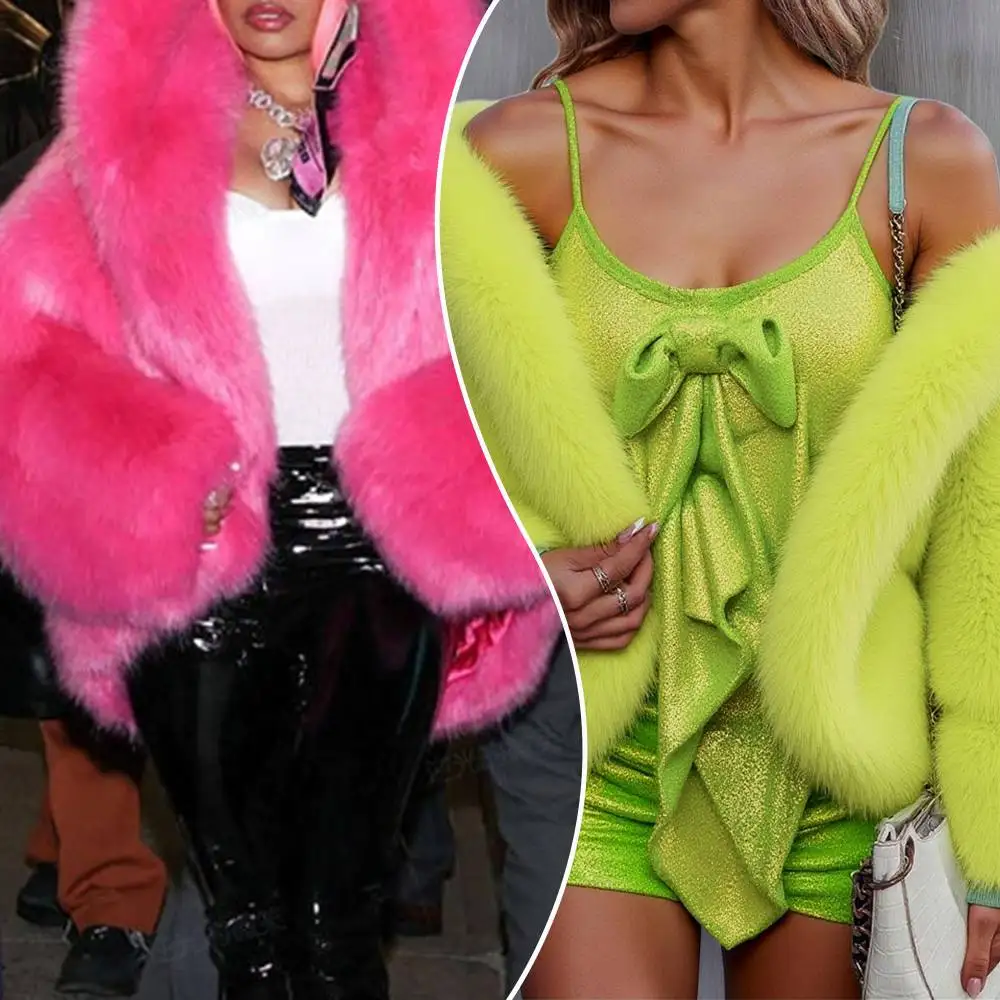 Women's Loose-Fit Coat Winter Warm Faux Fur Party Street Style Hooded Thick Fluffy Jacket Casual Outerwear Daily Fashion
Women's Loose-Fit Coat Winter Warm Faux Fur Party Street Style Hooded Thick Fluffy Jacket Casual Outerwear Daily Fashion