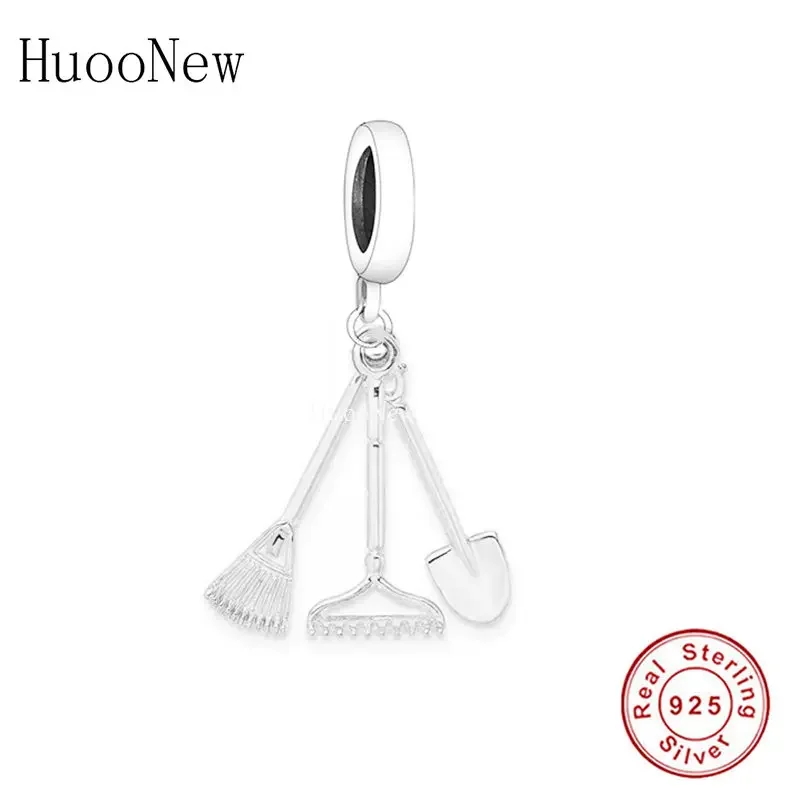 Fit Original Pan Charms Bracelet 925 Sterling Silver Garden Park Weeding Tools Shovel Comb Boom Bead For Making Women Berloque
Fit Original Pan Charms Bracelet 925 Sterling Silver Garden Park Weeding Tools Shovel Comb Boom Bead For Making Women Berloque