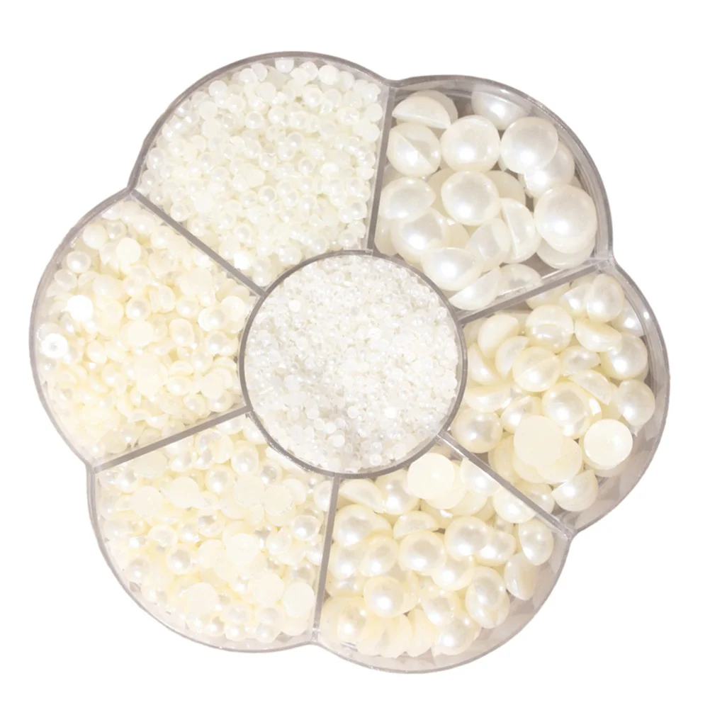 5600Pcs Scatter Plastic Pearl Beads DIY Craft Supplies Half Round Beads for Phone Case Nails Scrapbook Greeting Cards
5600Pcs Scatter Plastic Pearl Beads DIY Craft Supplies Half Round Beads for Phone Case Nails Scrapbook Greeting Cards