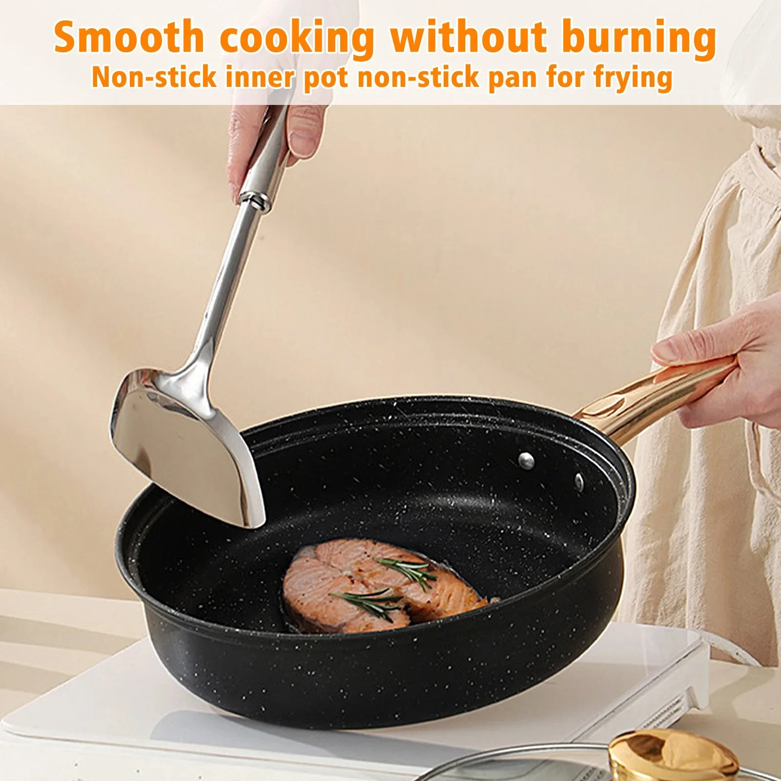 Professional 14-Piece Stone-Coated Pot Set – Scratch-Resistant, Induction-Compatible Kitchen Combo with Utensils
Professional 14-Piece Stone-Coated Pot Set – Scratch-Resistant, Induction-Compatible Kitchen Combo with Utensils