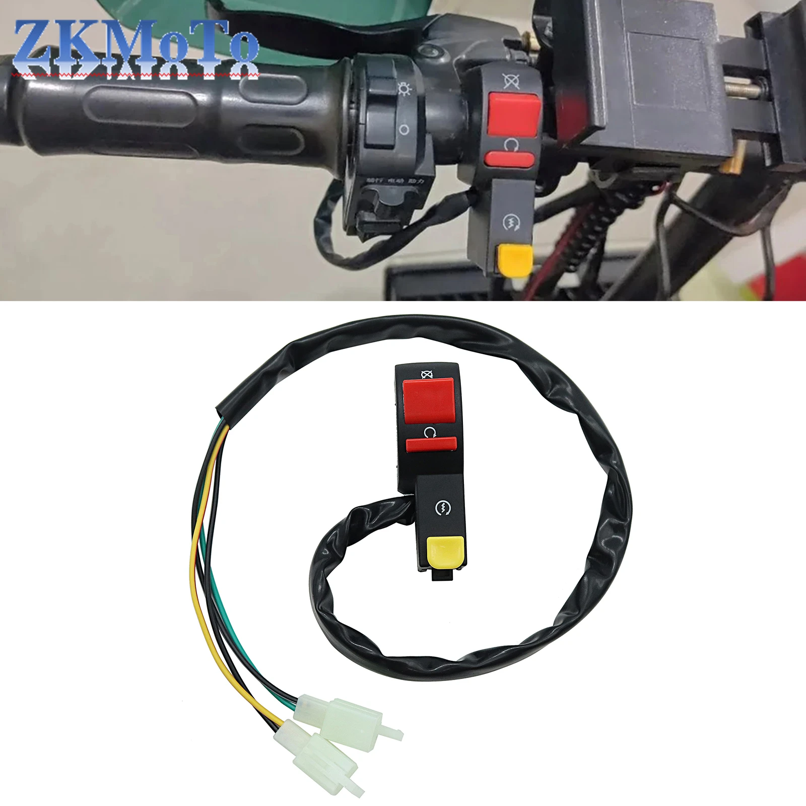 1 Pcs Moto Electric Start Stop on Off Button Kill Handlebar Switch For Motorcycle Dirt Atv Quad Bike Fit 7/8" Motor Accessories
1 Pcs Moto Electric Start Stop on Off Button Kill Handlebar Switch For Motorcycle Dirt Atv Quad Bike Fit 7/8" Motor Accessories
