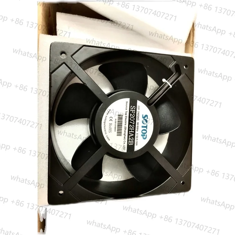 Новый верхний источник SOTOP SF2072HA2B AC220V 20572 0,46/0,50A Вентилятор охлаждения шкафа
Новый верхний источник SOTOP SF2072HA2B AC220V 20572 0,46/0,50A Вентилятор охлаждения шкафа