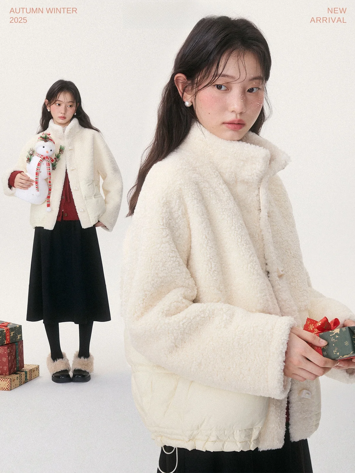 Женская пуховая куртка Miss Squirrel Milk Snow Cheese High Densi 90 White Du с интегрированным меховым воротником-стойкой, повседневная, стильная
Женская пуховая куртка Miss Squirrel Milk Snow Cheese High Densi 90 White Du с интегрированным меховым воротником-стойкой, повседневная, стильная