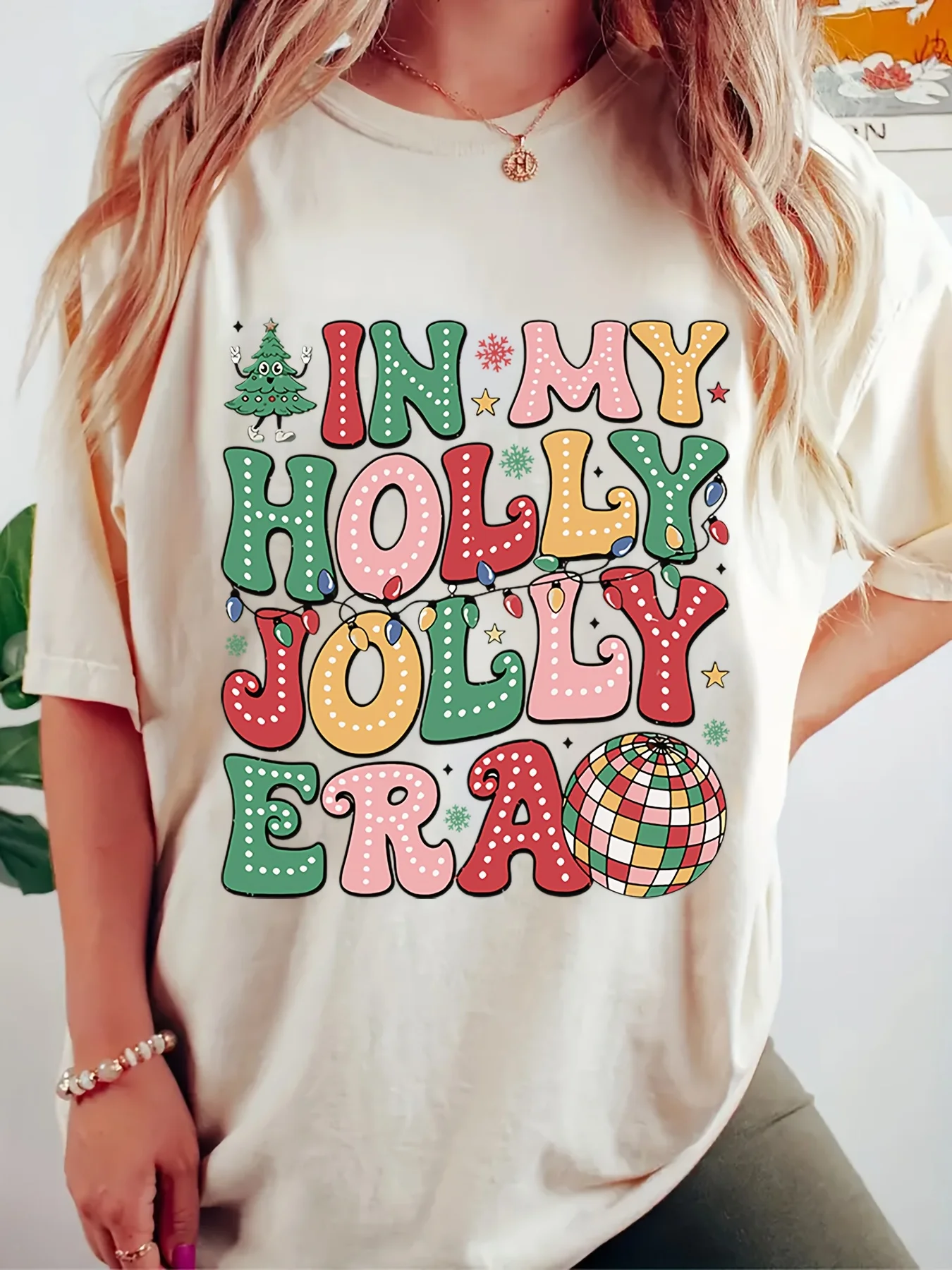 Женская футболка больших размеров «Мои рождественские годы» из чистого хлопка, дышащая, модная и универсальная, унисекс, большого размера
Женская футболка больших размеров «Мои рождественские годы» из чистого хлопка, дышащая, модная и универсальная, унисекс, большого размера