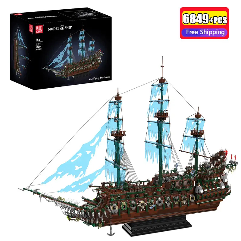 Mold King 6849 шт. классический ретро пиратский корабль парусная модель комплект строительные блоки кирпичи высокая сложность морские игрушки подарки для взрослых
Mold King 6849 шт. классический ретро пиратский корабль парусная модель комплект строительные блоки кирпичи высокая сложность морские игрушки подарки для взрослых