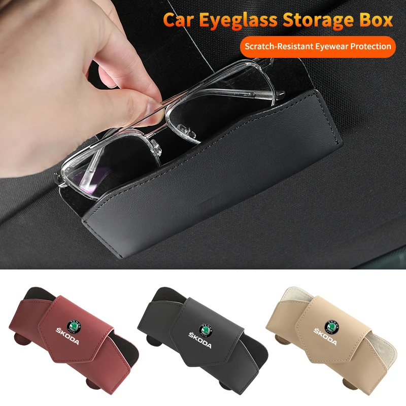 Car Sun Visor Storage Box Glasses Case Sunglasses Holder Accessories For Skoda Octavia Rapid Kodiaq Superb Derivative Karoq Fabi
Car Sun Visor Storage Box Glasses Case Sunglasses Holder Accessories For Skoda Octavia Rapid Kodiaq Superb Derivative Karoq Fabi