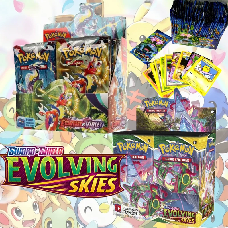 Новая серия Pokemon, аниме-карточный магазин, игровая коллекционная карта, английская версия, меч первого поколения, щит, коробка-усилитель Pokemon 
Новая серия Pokemon, аниме-карточный магазин, игровая коллекционная карта, английская версия, меч первого поколения, щит, коробка-усилитель Pokemon