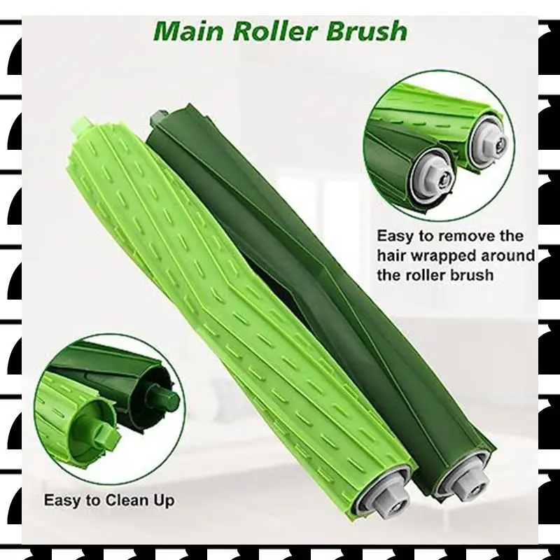 A44U Multi-Surface Rubber Brushes For Irobot Roomba I3 I3+ I4 I6 I6+ I7 I7+ I8 I8+/Plus E5 E6 E7 J7 I,E &J Series Vacuum Cleaner
A44U Multi-Surface Rubber Brushes For Irobot Roomba I3 I3+ I4 I6 I6+ I7 I7+ I8 I8+/Plus E5 E6 E7 J7 I,E &J Series Vacuum Cleaner