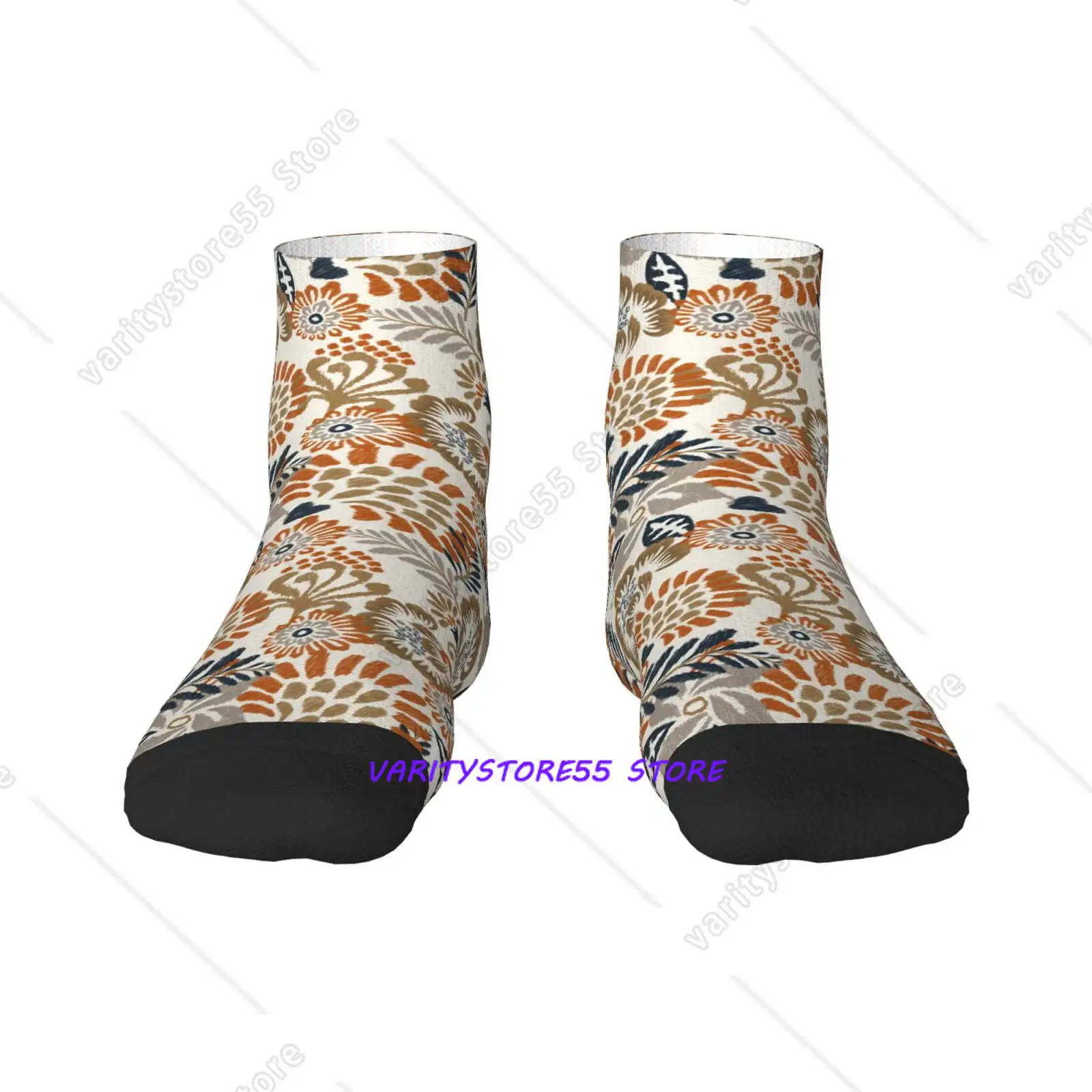 Floral Paisley Pattern Crew SocksToe Seamed Ankle Cushioned Breathable Athletic Crew Sports Socks
Floral Paisley Pattern Crew SocksToe Seamed Ankle Cushioned Breathable Athletic Crew Sports Socks