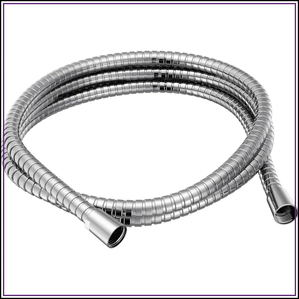 59 Inch Handheld Shower Hose, Chrome, Universal Replacement
59 Inch Handheld Shower Hose, Chrome, Universal Replacement