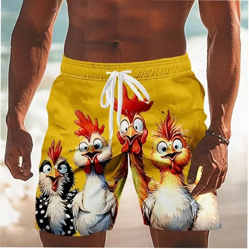 Men's Animal Chick Funny Swim Shorts Board Shorts Swimming Trunks Mid Waist Streetwear Hawaiian Vacation Drawstring Mesh
Men's Animal Chick Funny Swim Shorts Board Shorts Swimming Trunks Mid Waist Streetwear Hawaiian Vacation Drawstring Mesh