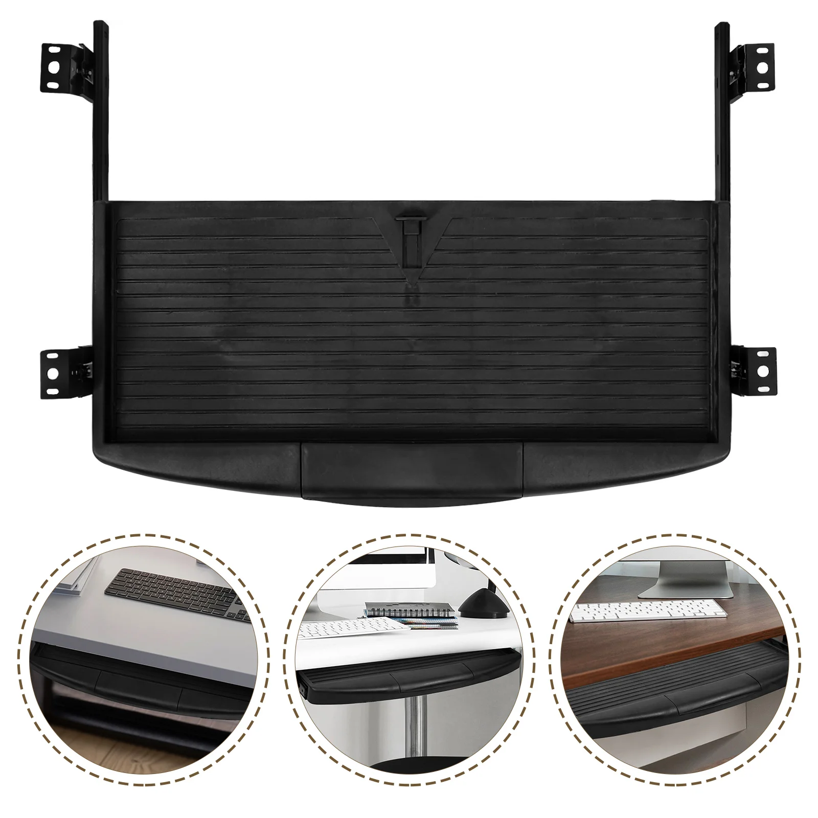 Slide-Out Keyboard Tray Under Desk Drawer Type Desktop Organizer Office Supply Space-Saving Keyboard Storage Tray For Typing
Slide-Out Keyboard Tray Under Desk Drawer Type Desktop Organizer Office Supply Space-Saving Keyboard Storage Tray For Typing