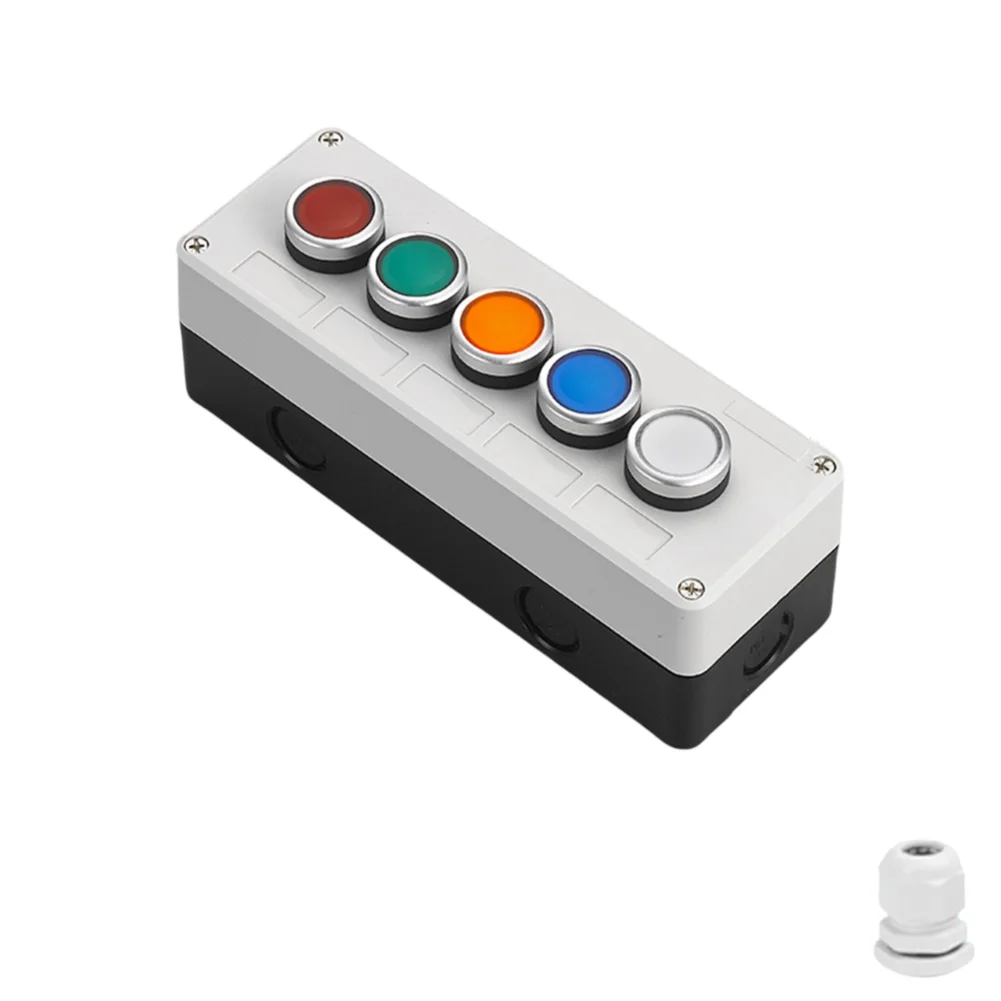 Waterproof Control Box 22mm Inching Switch 1NC 1NO Contact Type 3C Rated Voltage Above 440V ABS Material Construction
Waterproof Control Box 22mm Inching Switch 1NC 1NO Contact Type 3C Rated Voltage Above 440V ABS Material Construction