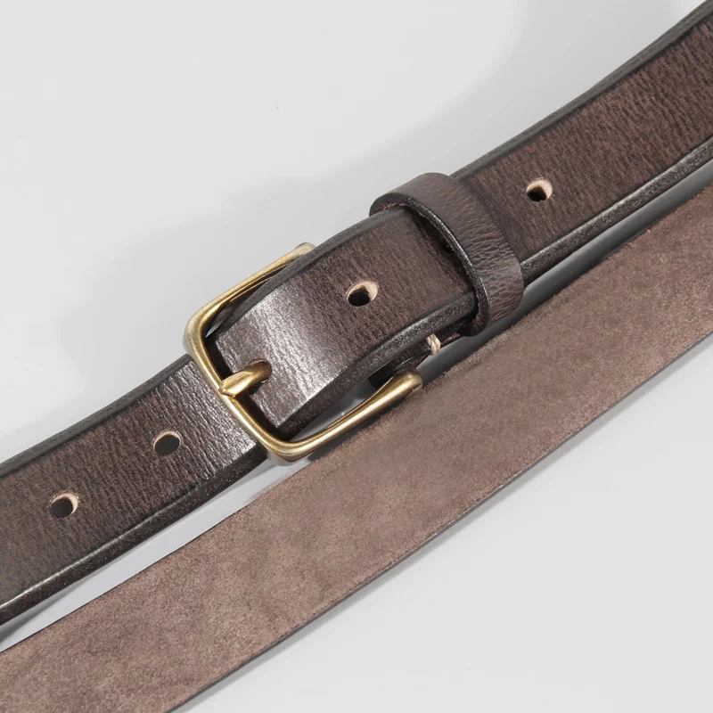 Luxury Thick Cowhide Leather Belt for Women, Vintage Style with Gold Buckle, Simple Style Waistband for Casual Pants & Jeans
Luxury Thick Cowhide Leather Belt for Women, Vintage Style with Gold Buckle, Simple Style Waistband for Casual Pants & Jeans