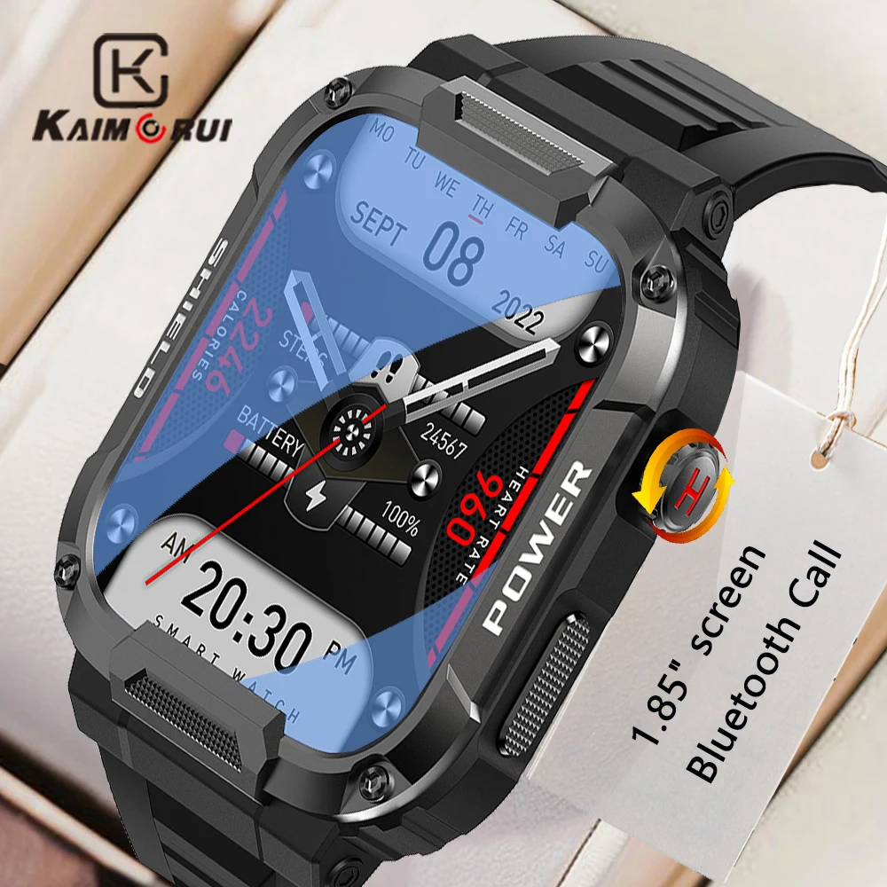 2023 New Rugged Military Smart Watch Men Outdoor Sport Fitness Watch Waterproof 1.85'' Bluetooth Call Smartwatch For Android Ios
2023 New Rugged Military Smart Watch Men Outdoor Sport Fitness Watch Waterproof 1.85'' Bluetooth Call Smartwatch For Android Ios