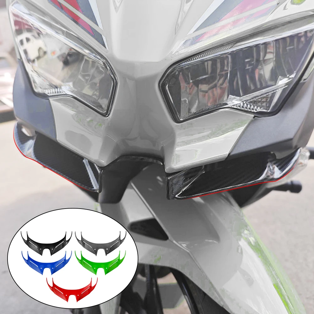 Motorcycle Front Wing For KAWASAKI Ninja250 NINJA400 2018-2023 Fairing Winglets Aerodynamic Mouth Shell Cover Protection Guards
Motorcycle Front Wing For KAWASAKI Ninja250 NINJA400 2018-2023 Fairing Winglets Aerodynamic Mouth Shell Cover Protection Guards