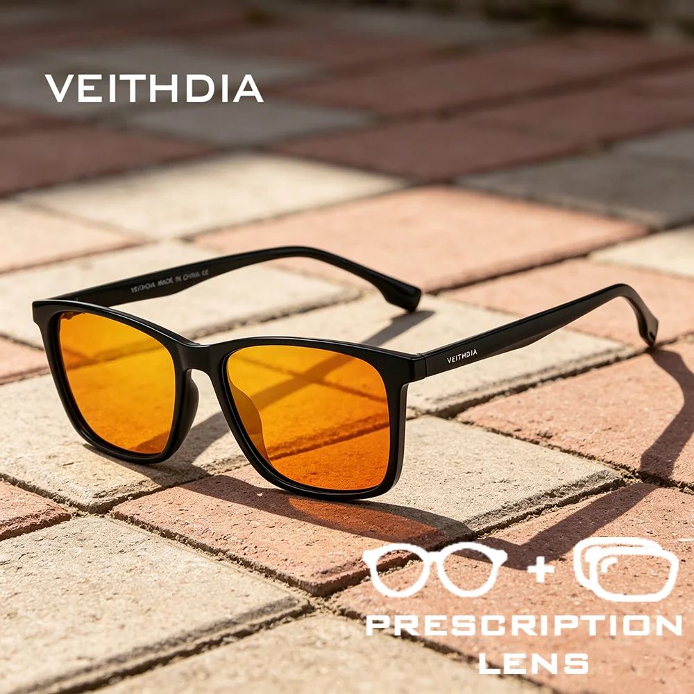 VEITHDIA New Arrival Customizable Prescription Sunglasses Polarized UV400 Lens TR90 Frame Outdoor Driving Myopia Glasses P79J11
VEITHDIA New Arrival Customizable Prescription Sunglasses Polarized UV400 Lens TR90 Frame Outdoor Driving Myopia Glasses P79J11