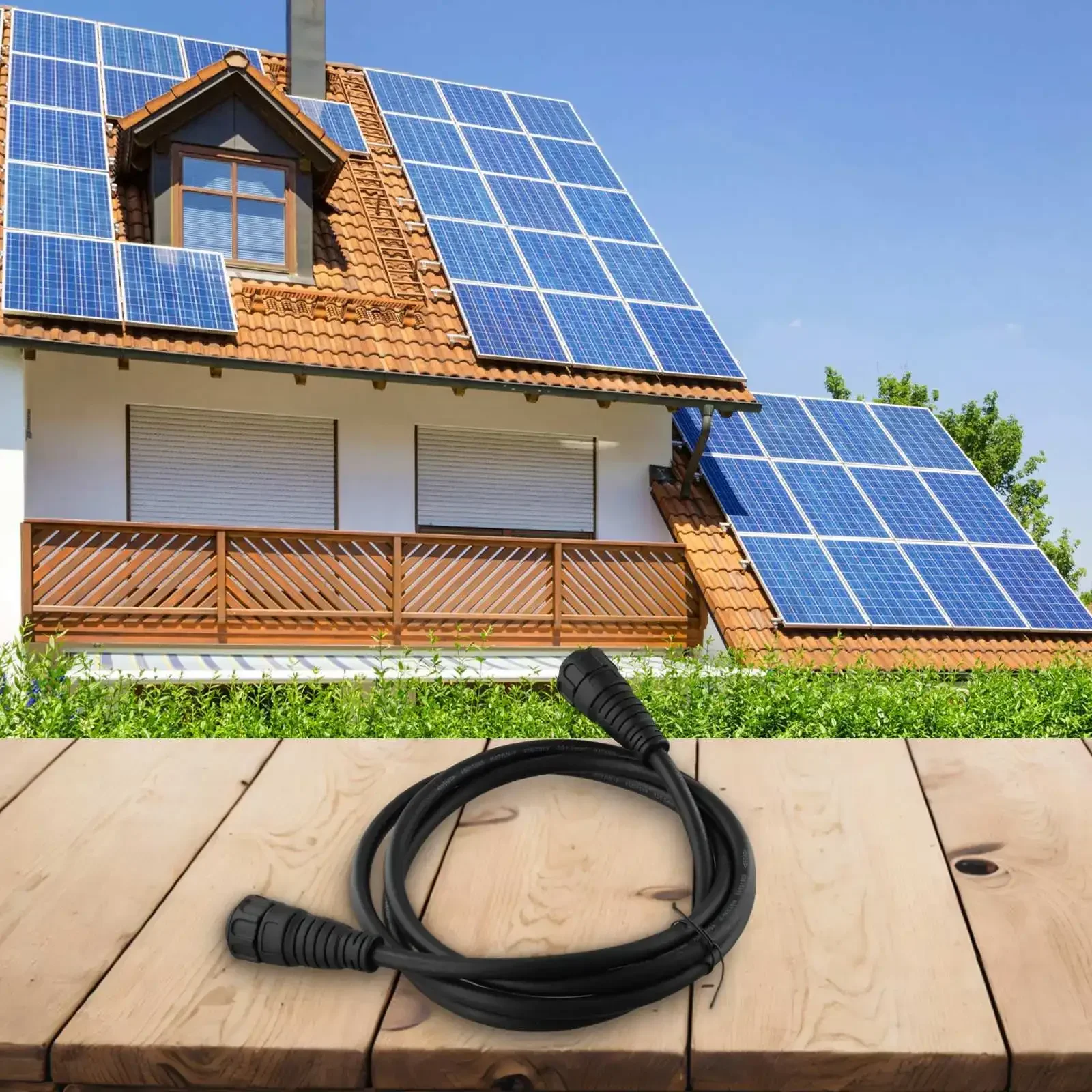 2M M25 AC Power Cable For WVC GTB Waterproof Solar Grid Tie Micr O Inverter Extension Cable Rubber Wire 600W/1400W 450/750V
2M M25 AC Power Cable For WVC GTB Waterproof Solar Grid Tie Micr O Inverter Extension Cable Rubber Wire 600W/1400W 450/750V