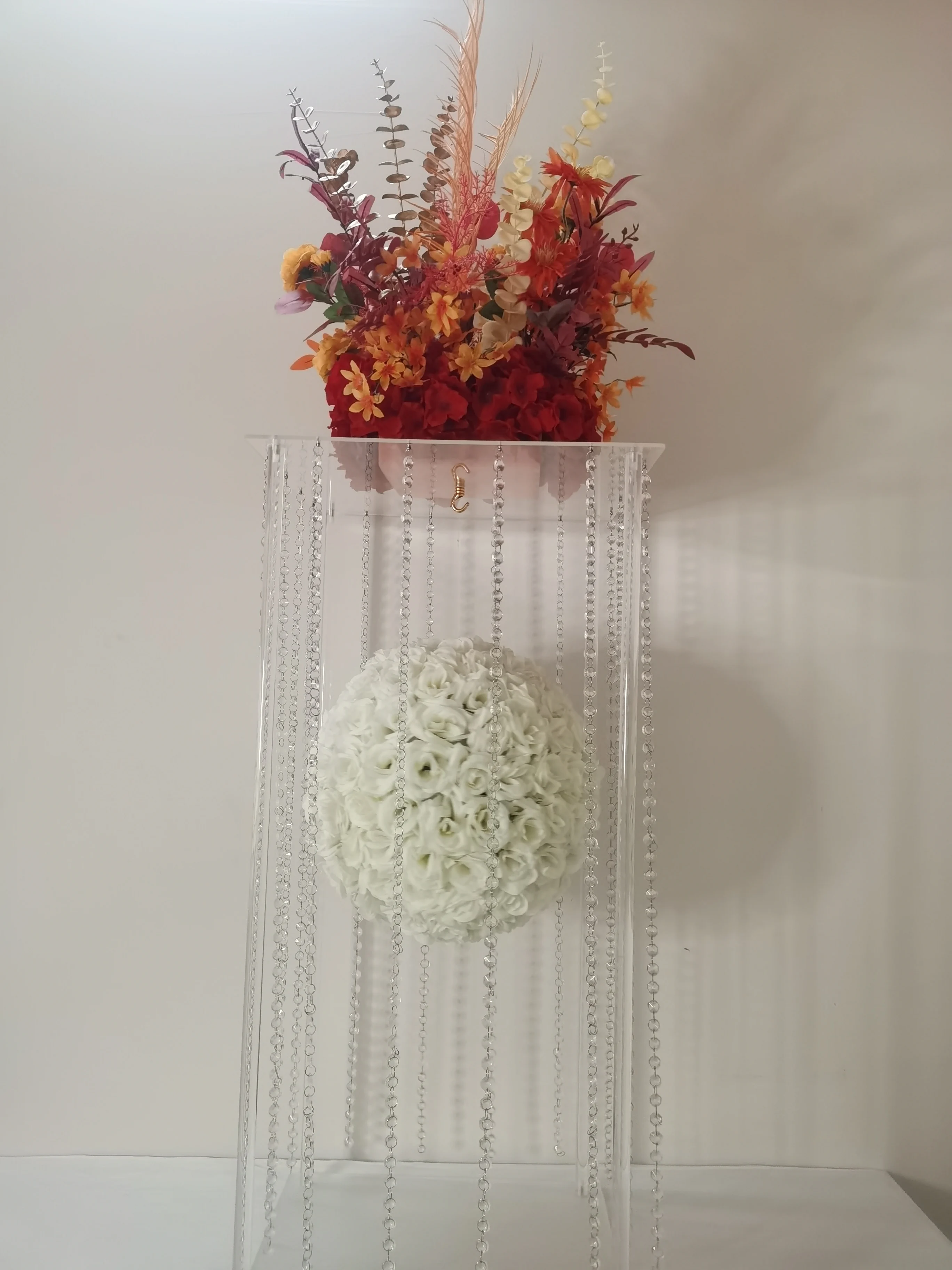 Acrylic Flower Stand with Crystal Chains, Floor Vases, Wedding Centrepieces, 100cm, 1Pc
Acrylic Flower Stand with Crystal Chains, Floor Vases, Wedding Centrepieces, 100cm, 1Pc